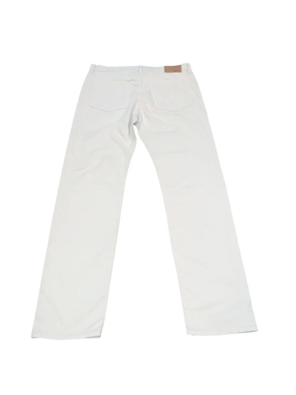 NWT FLAWED Madewell Allday 1991 Straight-Leg Pant 35x34 Beige Stretch Relaxed
